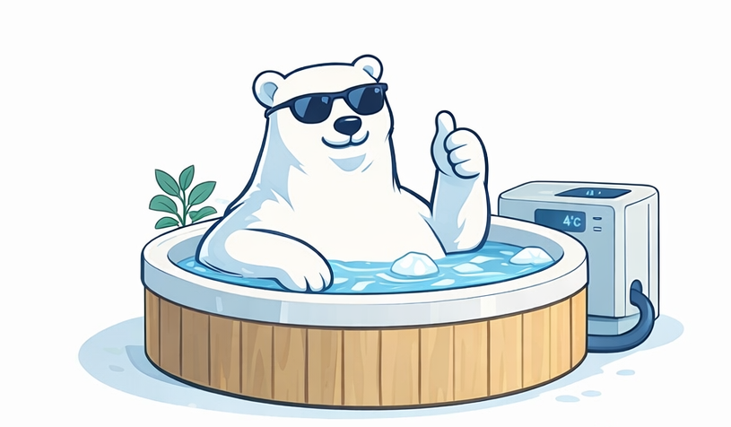 Cold plunge bear